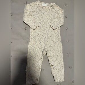 Quincy Mae knit romper size 6-12m